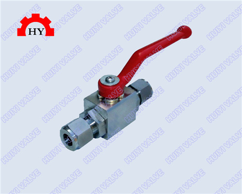 ferrule type high pressure ball valve